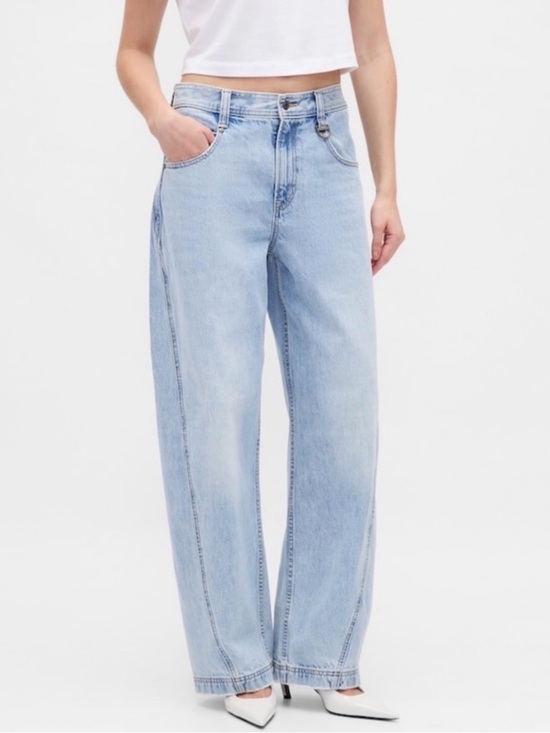 GAP Denim - Gap × BÉIS High Rise Barrel Jeans